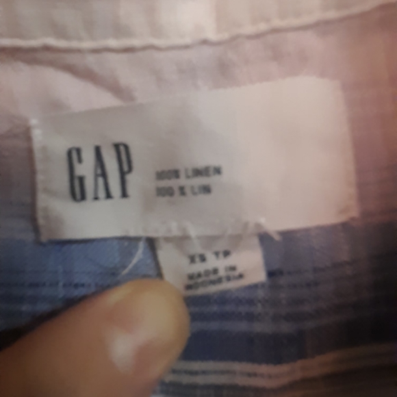 Pink and blue blouse - Picture 2 of 2